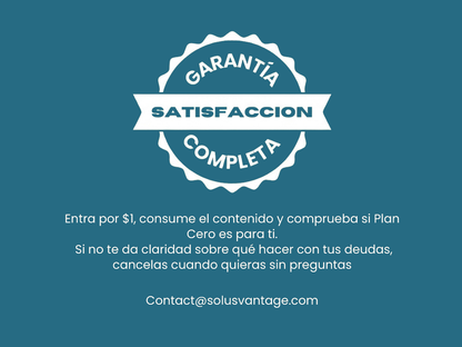 Acceso a la comunidad "Plan 0 Deudas".
