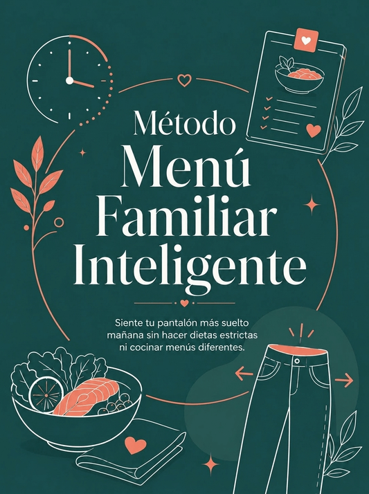 Siente tu pantalón más suelto mañana sin hacer dietas estrictas ni cocinar menús diferentes.
