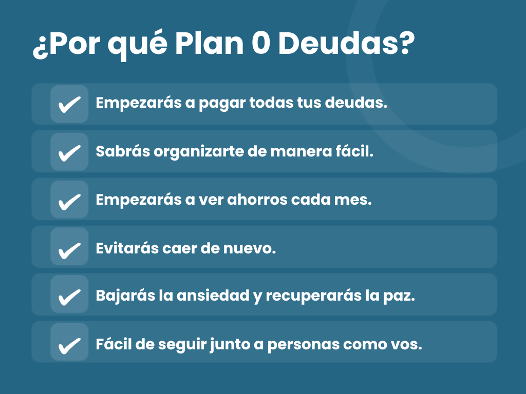 Acceso a la comunidad "Plan 0 Deudas".